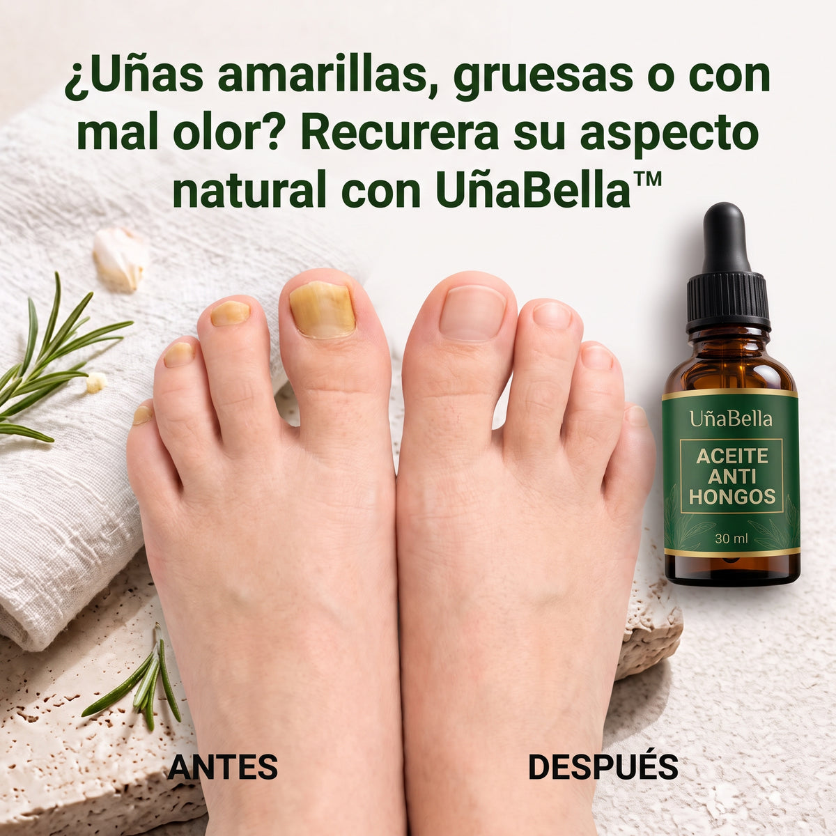 UñaBella - Aceite anti-hongos uñas