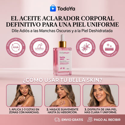 Bella Skin 3 en 1 – Loción Corporal Hidratante y Aclarante
