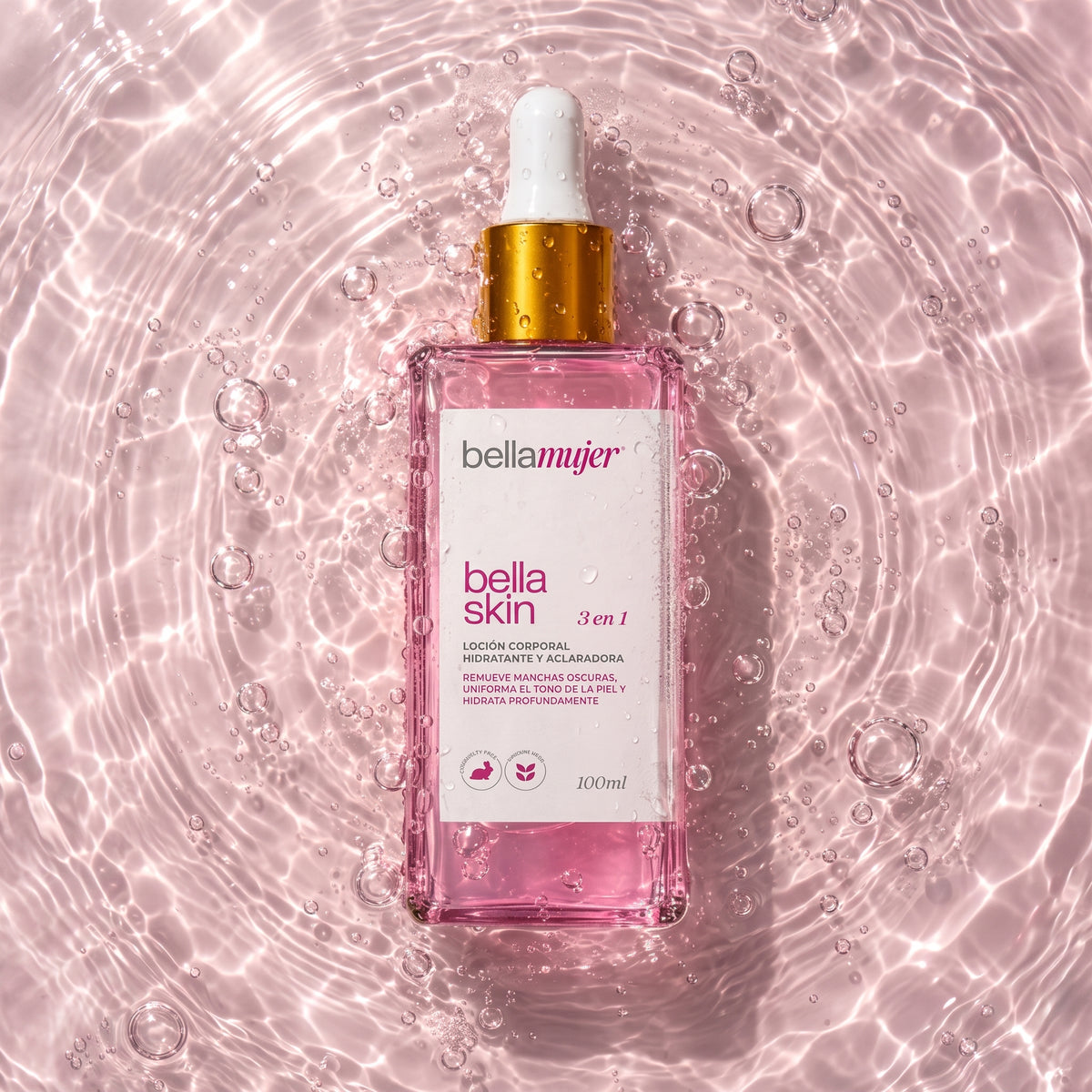 Bella Skin 3 en 1 – Loción Corporal Hidratante y Aclarante